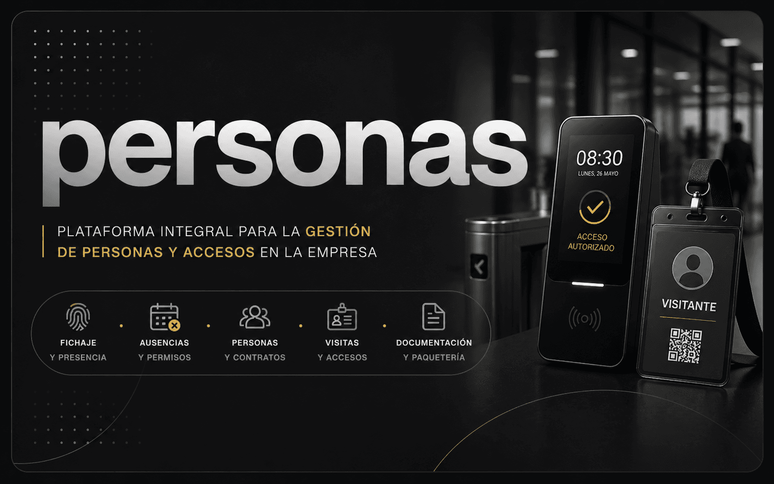 Plataforma de gestión de personas y accesos